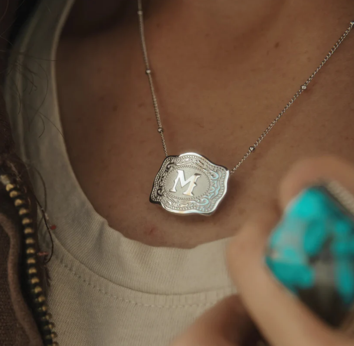 SilverValley Buckle Necklace