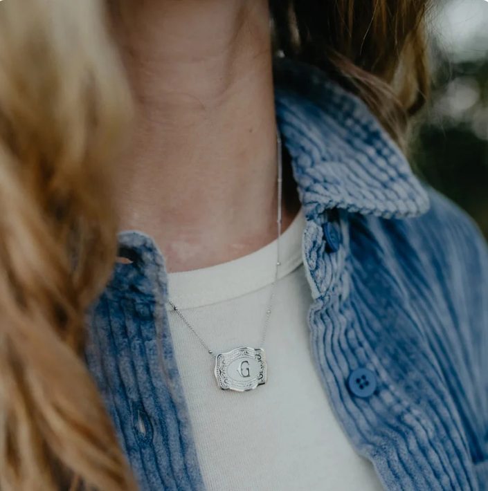 SilverValley Buckle Necklace